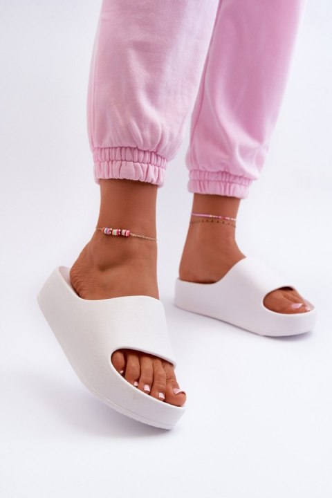 Sandał Klapki Model Airaplea 24SD19-7564 White - Step in style Sandał Klapki Model Airaplea 24SD19-7564 White - Step in style