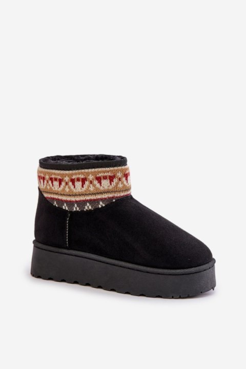 Śniegowce Model Avatharia 20226-4A Black - Step in style Śniegowce Model Avatharia 20226-4A Black - Step in style