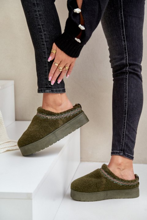 Śniegowce Model Mesirra MC-39 Dark Green - Step in style Śniegowce Model Mesirra MC-39 Dark Green - Step in style