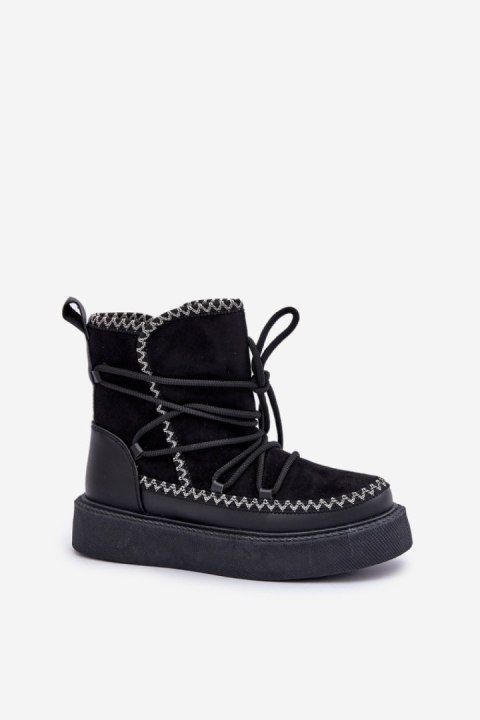 Śniegowce Model Naleris MD1094-1 Black - Step in style Śniegowce Model Naleris MD1094-1 Black - Step in style