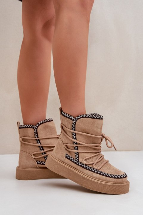 Śniegowce Model Naleris MD1094-8 Brown - Step in style Śniegowce Model Naleris MD1094-8 Brown - Step in style