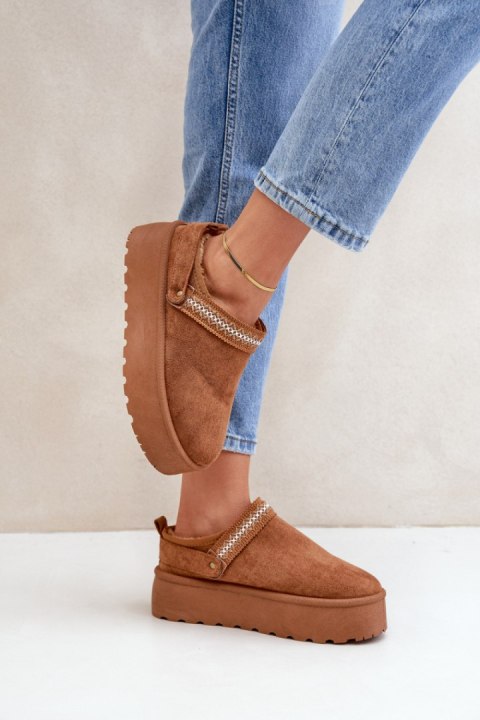 Śniegowce Model Selithria PL361 Camel - Step in style Śniegowce Model Selithria PL361 Camel - Step in style