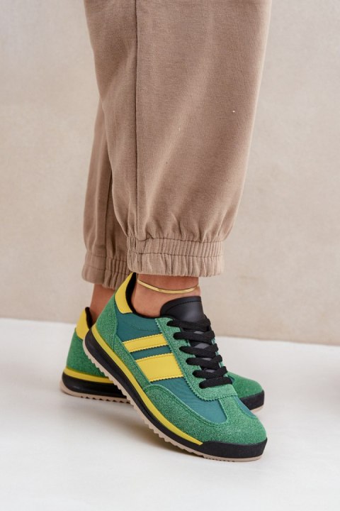 Trampki Model Sellira 8957 Green - Step in style Trampki Model Sellira 8957 Green - Step in style