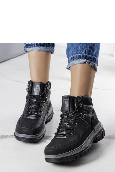 Czarne trapery Big Star KK274222 BLACK - Solea Czarne trapery Big Star KK274222 BLACK - Solea