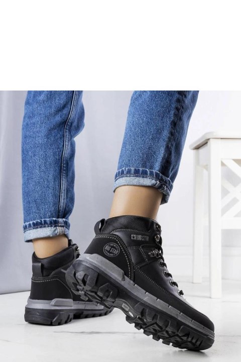 Czarne trapery Big Star KK274222 BLACK - Solea Czarne trapery Big Star KK274222 BLACK - Solea