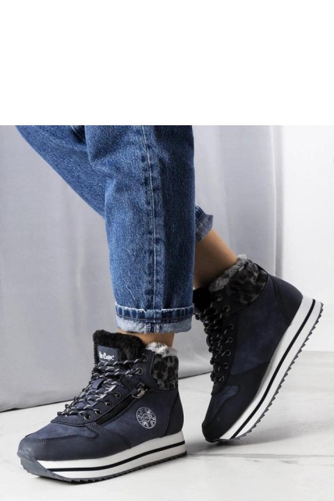 Granatowe botki LCJ-22-31-1450L Lee Cooper - Solea Granatowe botki LCJ-22-31-1450L Lee Cooper - Solea